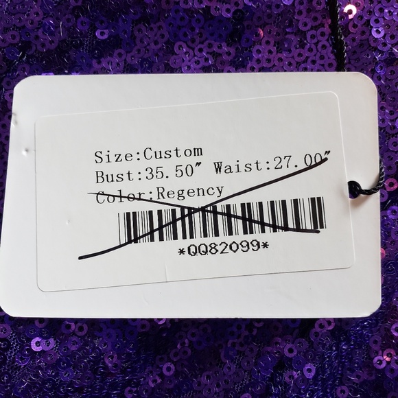 NWT Custom Sequin Dress - Picture 5 of 8